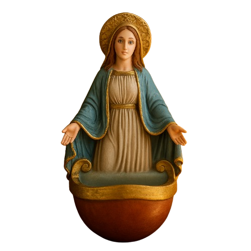 Porta Água Benta Nossa Senhora das Graças em Resina®