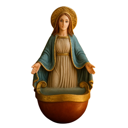 Porta Água Benta Nossa Senhora das Graças em Resina®