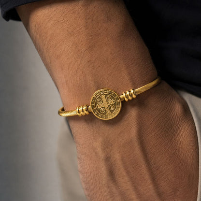 Bracelete Medalha de São Bento