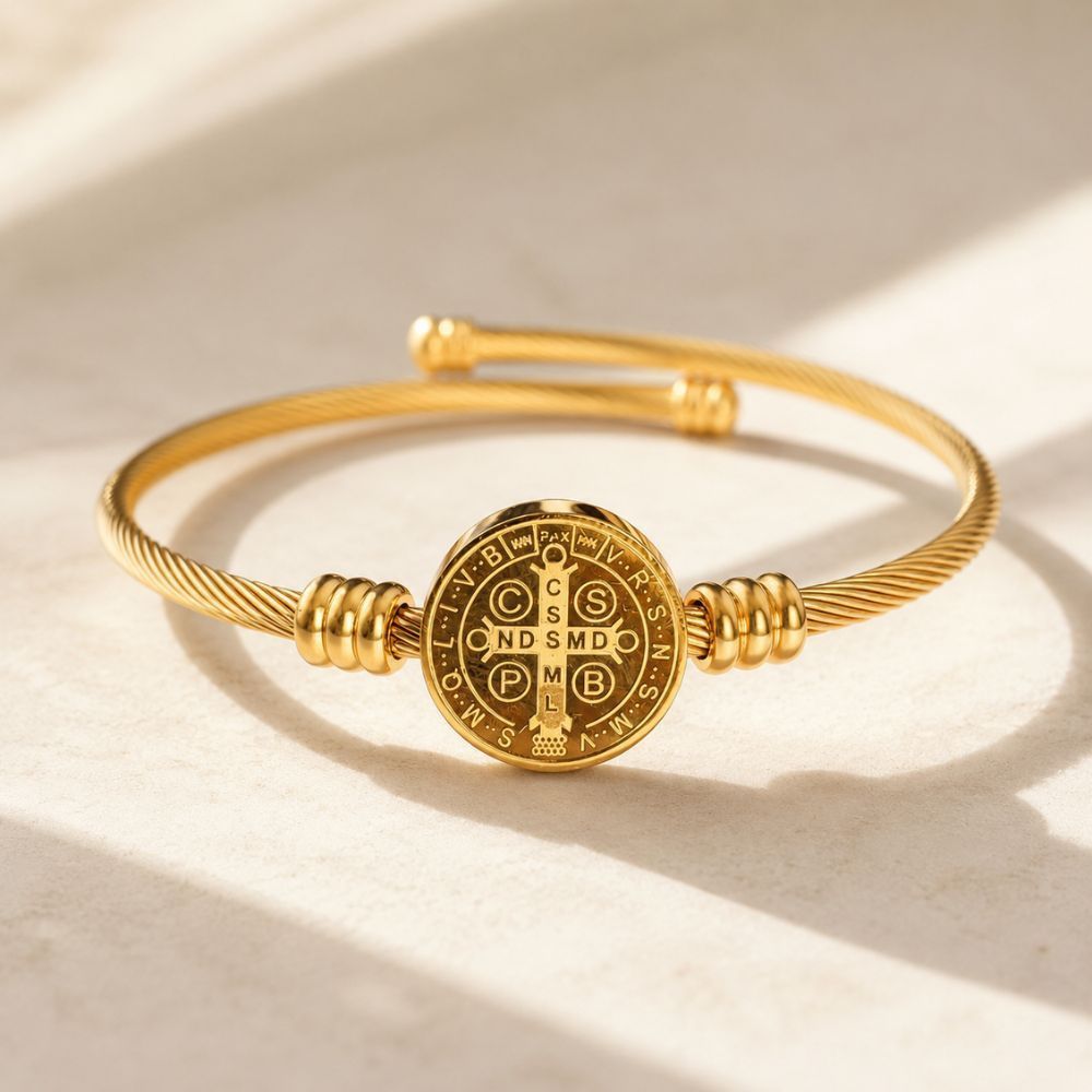 Bracelete Medalha de São Bento