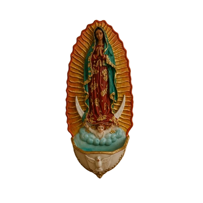 Porta Água Benta Nossa Senhora de Guadalupe em Resina®